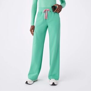 NWT! FIGS Surgical Green High Waisted Isabel Wide Leg Scrub Pants - Multiple